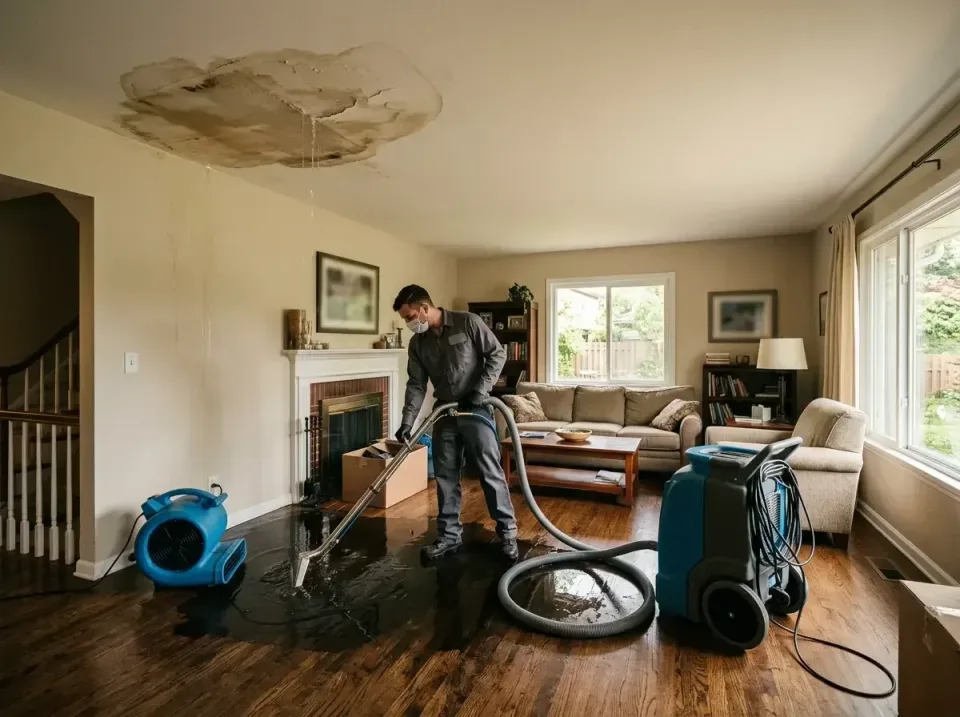 attic-pipe-burst-ceiling-drip-008 — frequently asked questions, Water Damage Restoration & Carpet Care in Oak Hills Place, LA